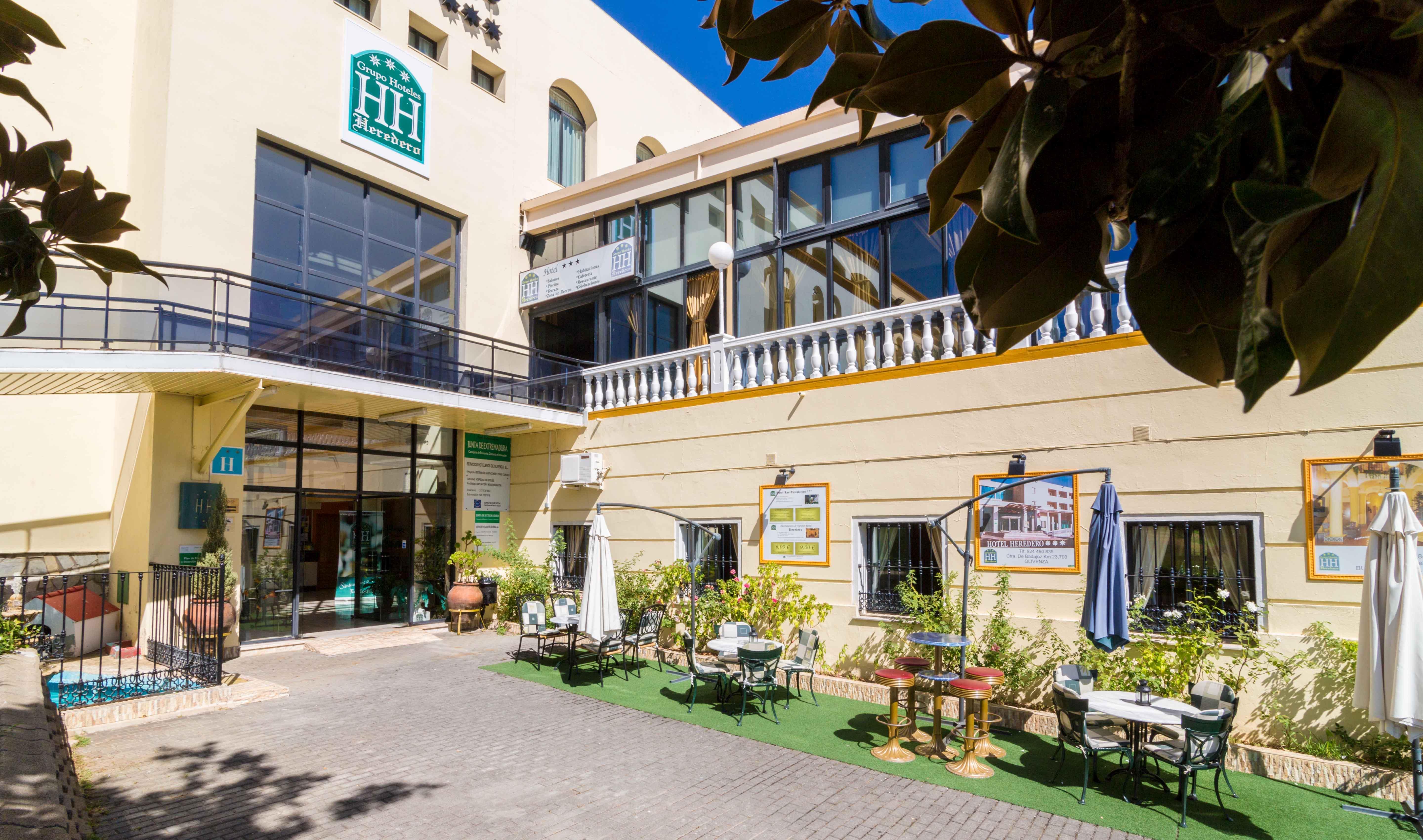 Hotel Los Templarios Jerez De Los Caballeros Exterior foto